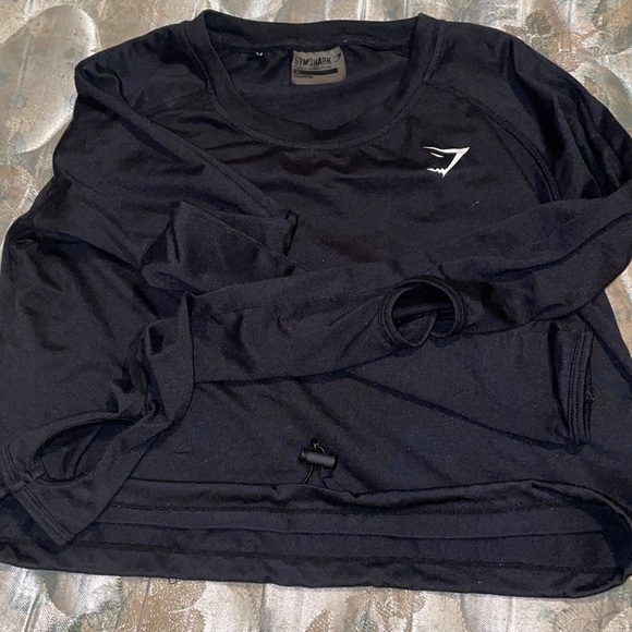 Gymshark Draw String Crop Top - Picture 2 of 2